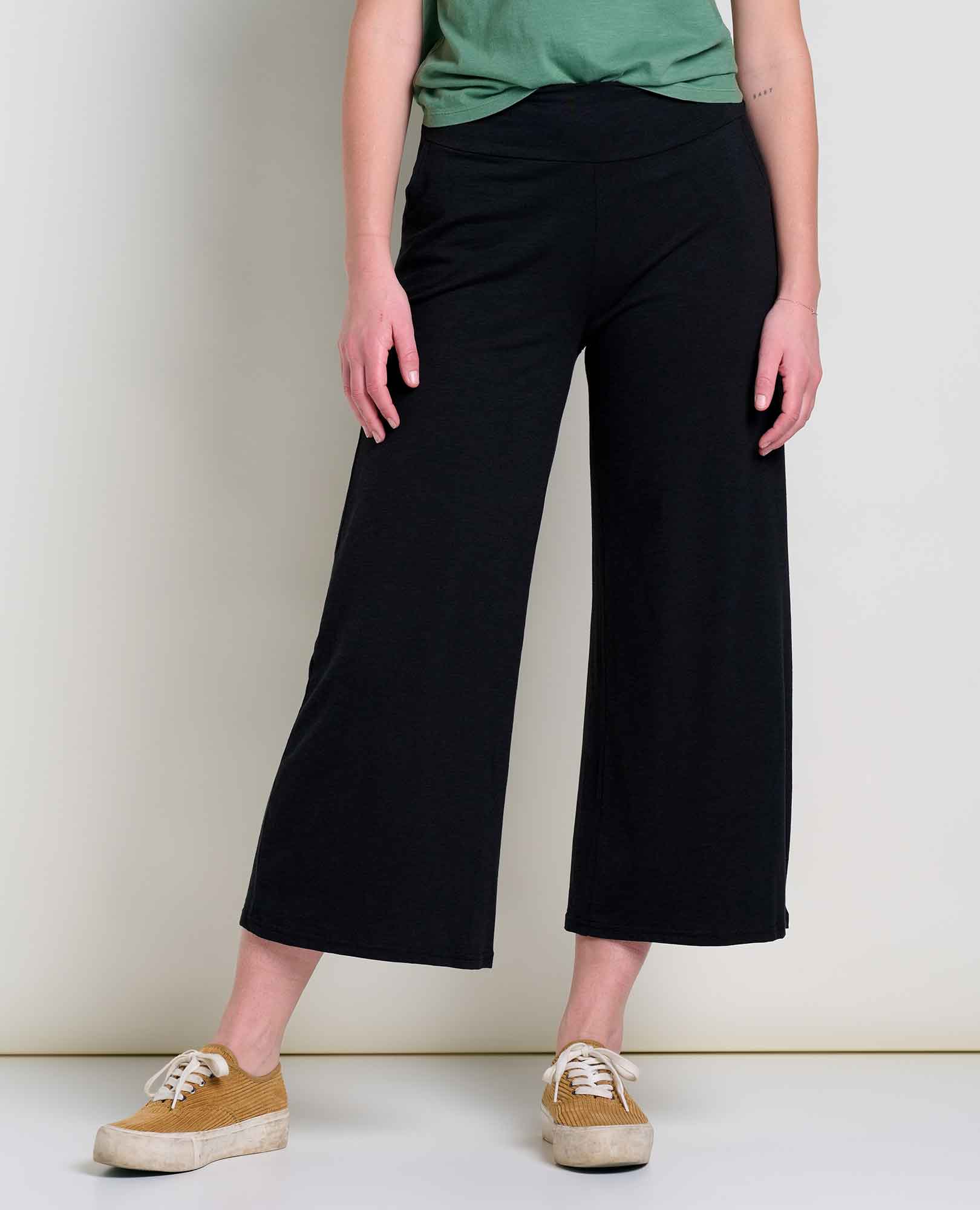 Toad Co Women s Chaka Wide Leg Pant Black S