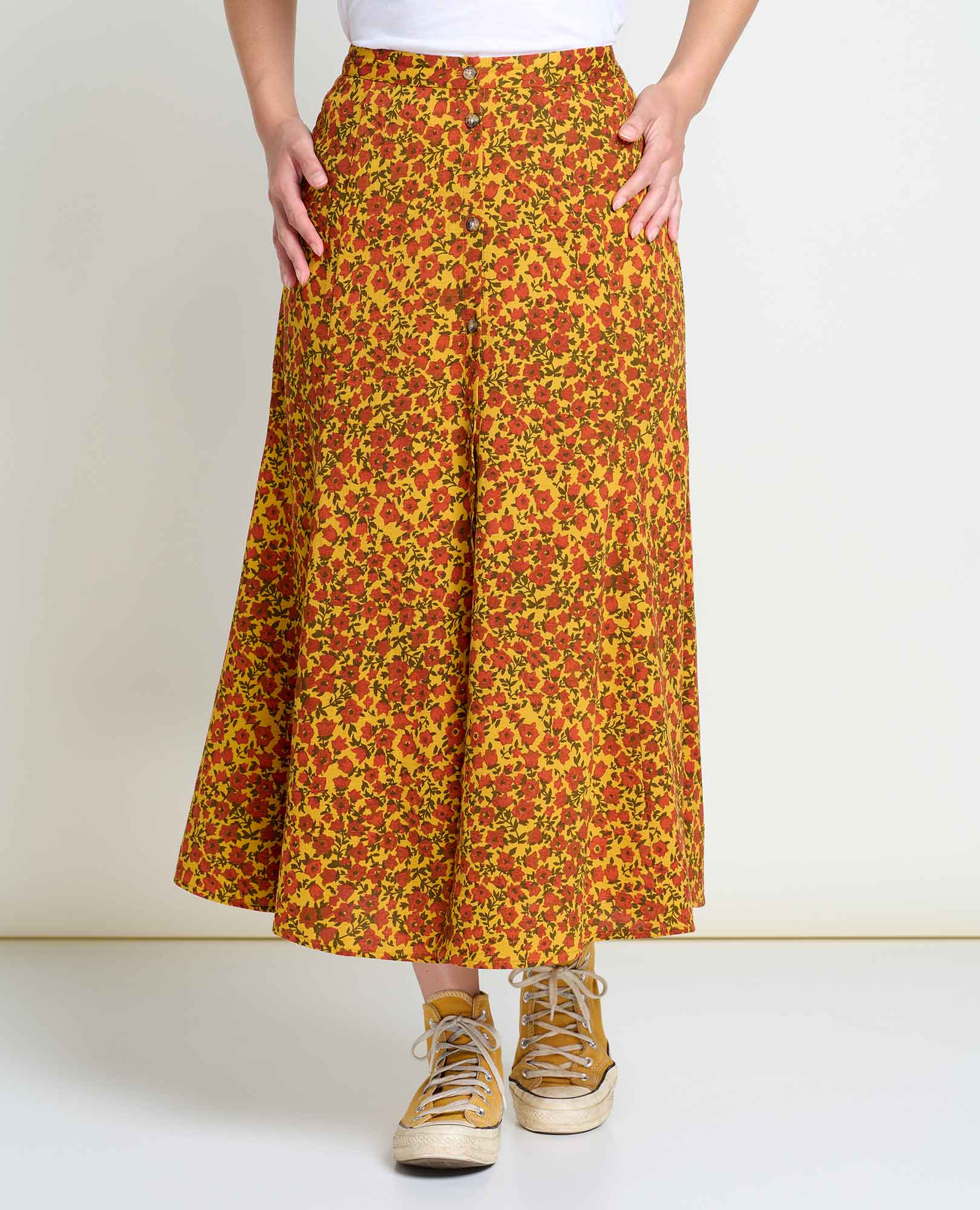 Froeken store Frida cotton bib skirt, organic