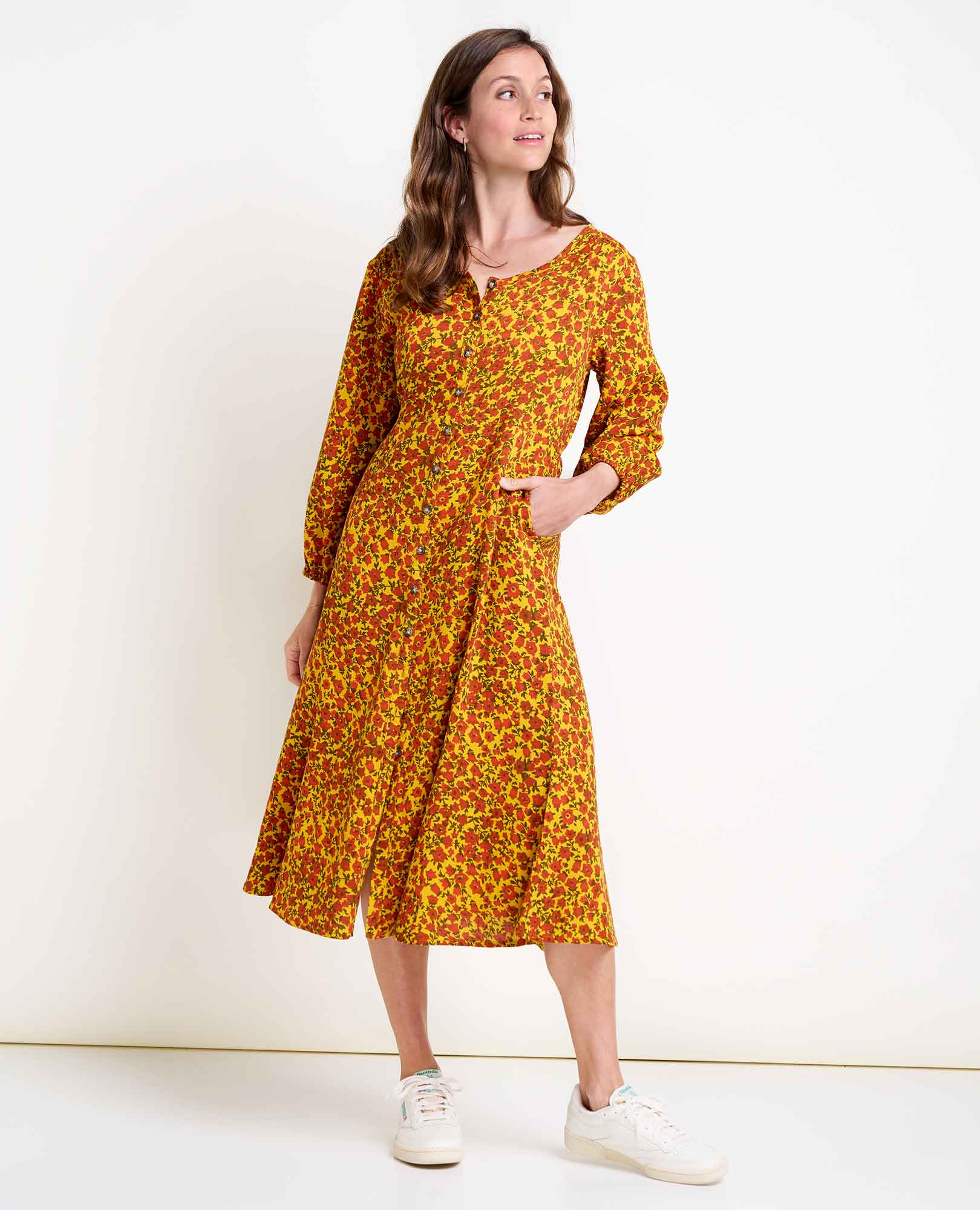 Manzana Organic Cotton Midi Dress | Toad&Co