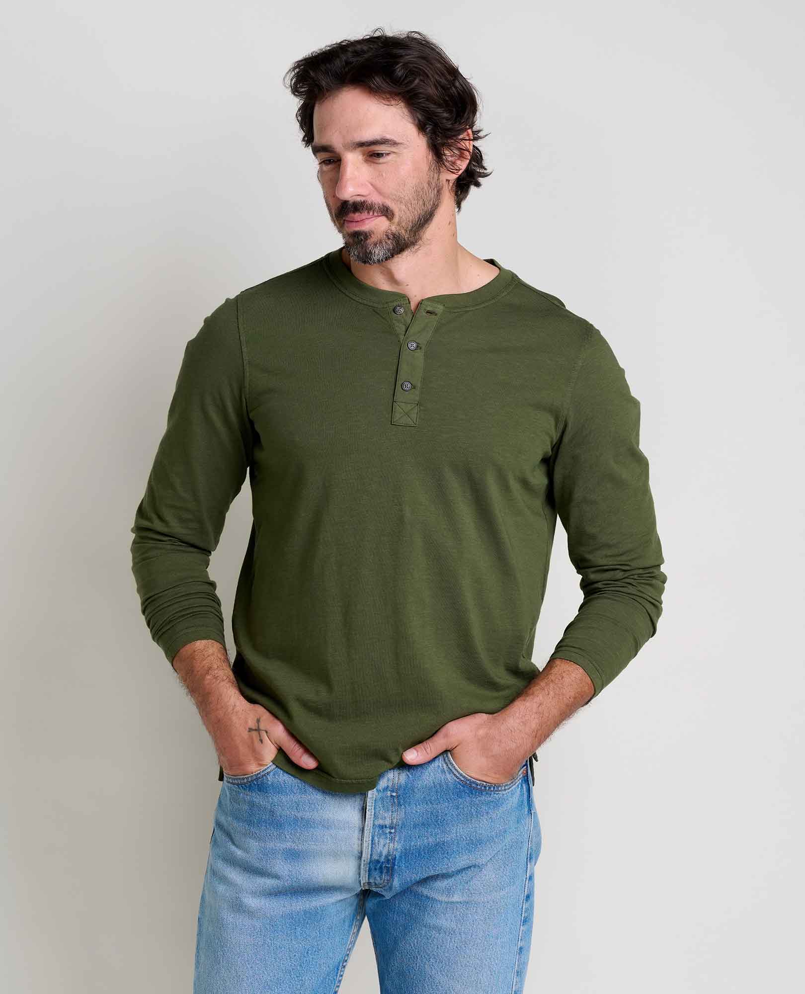 Henley shirt indonesia hotsell