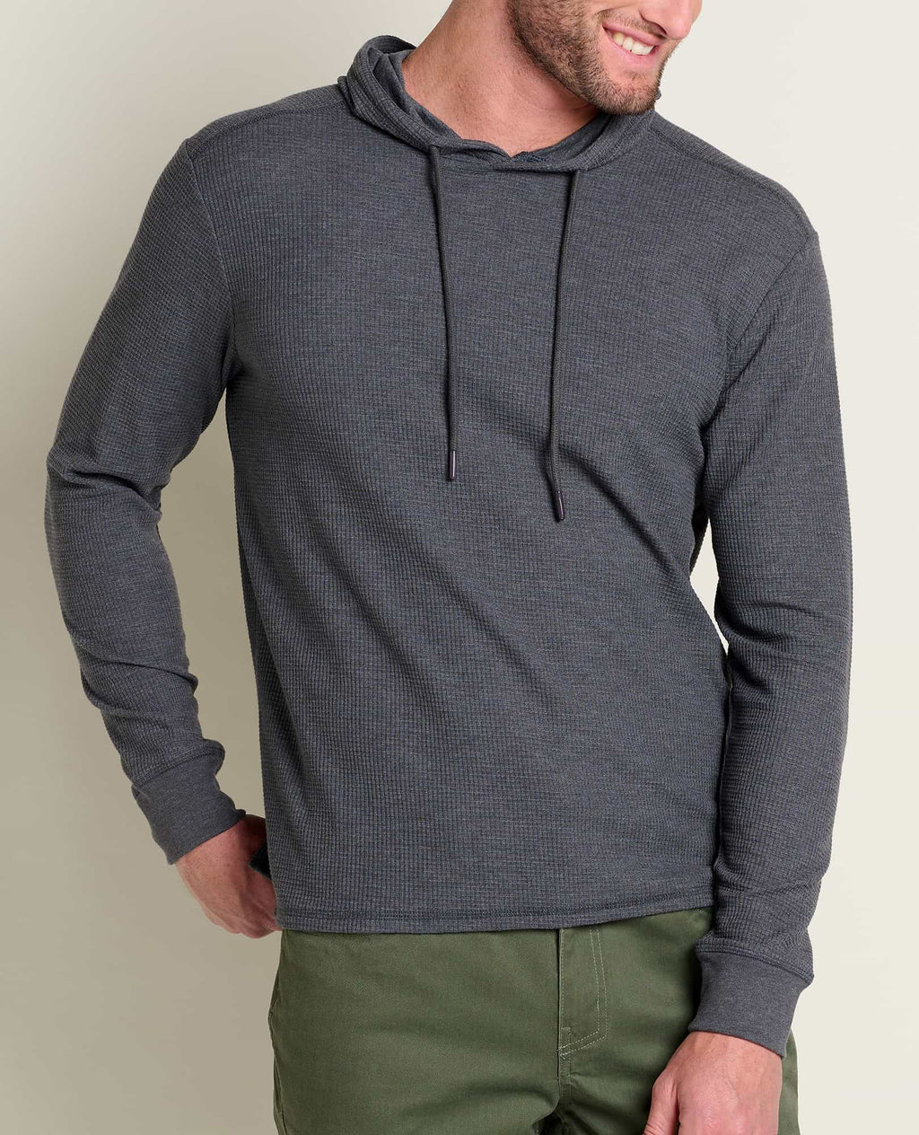 Framer II Long Sleeve Waffle Hoodie | by Toad&Co