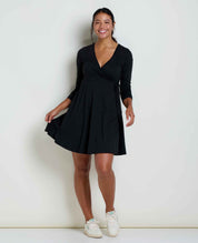 Freesia Long Sleeve Wrap Dress