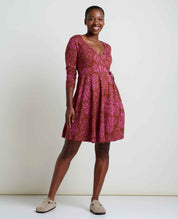 Freesia Long Sleeve Wrap Dress