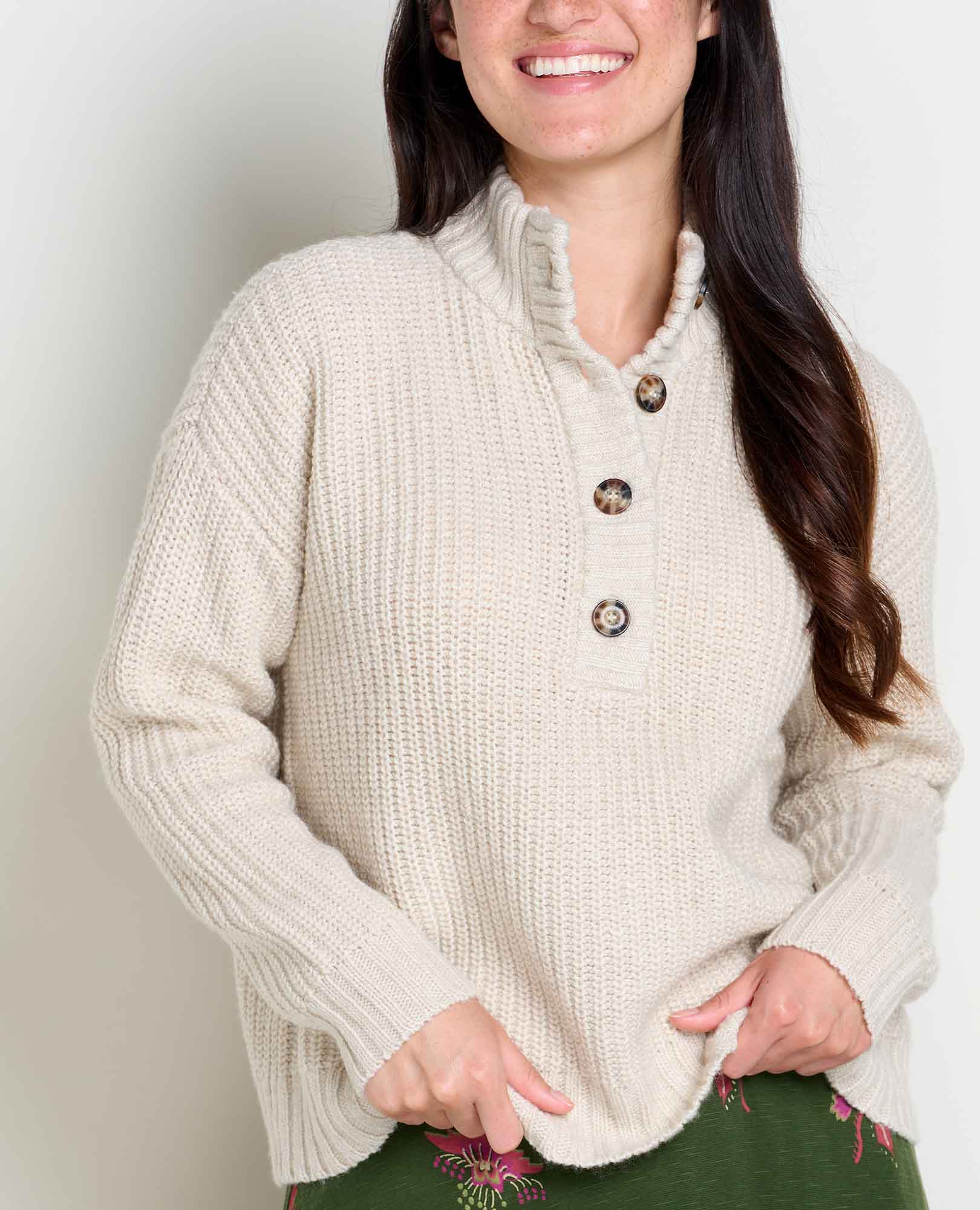 Moss Point Henley Sweater