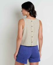 Taj Hemp Button Back Tank II