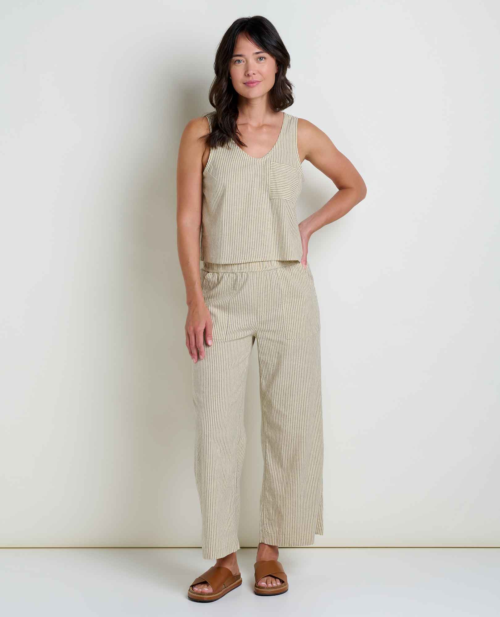 Taj Hemp Button Back Tank II