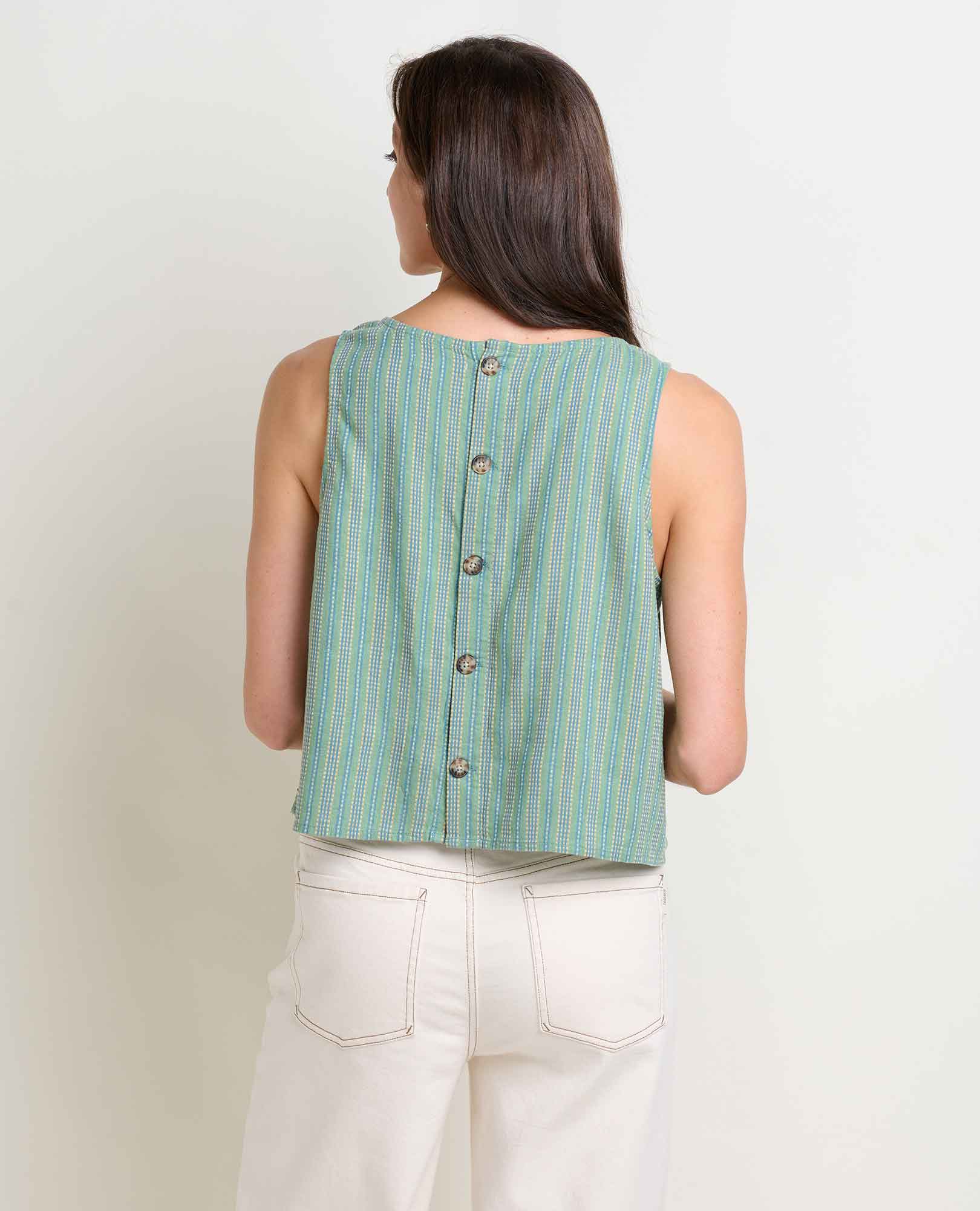 Taj Hemp Button Back Tank II