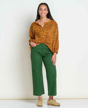 Manzana Long Sleeve Peasant Top