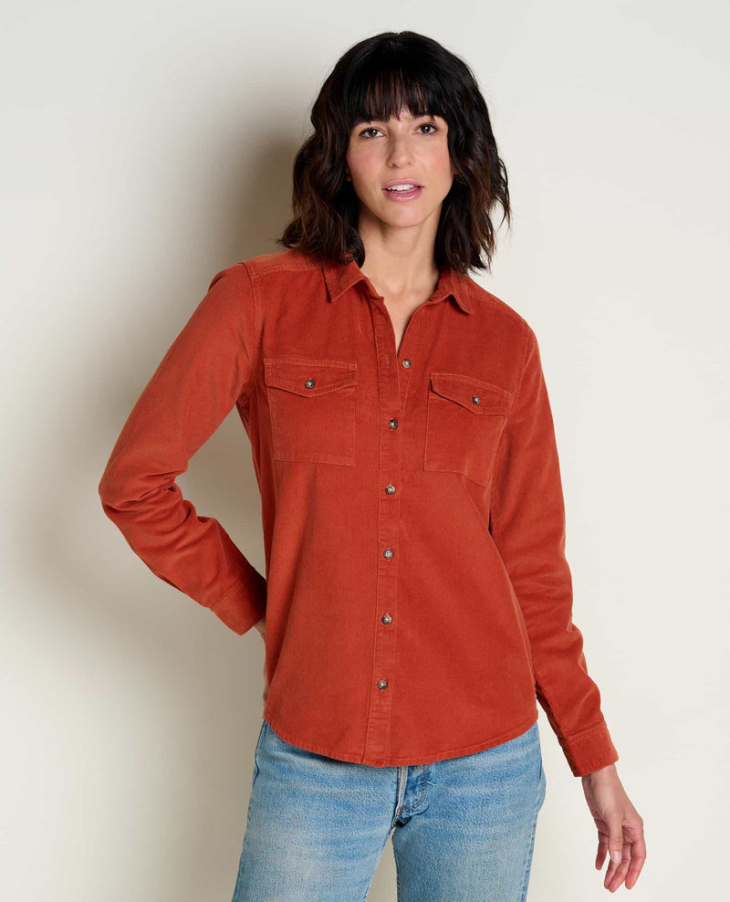 Women's Scouter Corduroy Long Sleeve Shirt | by Toad&Co