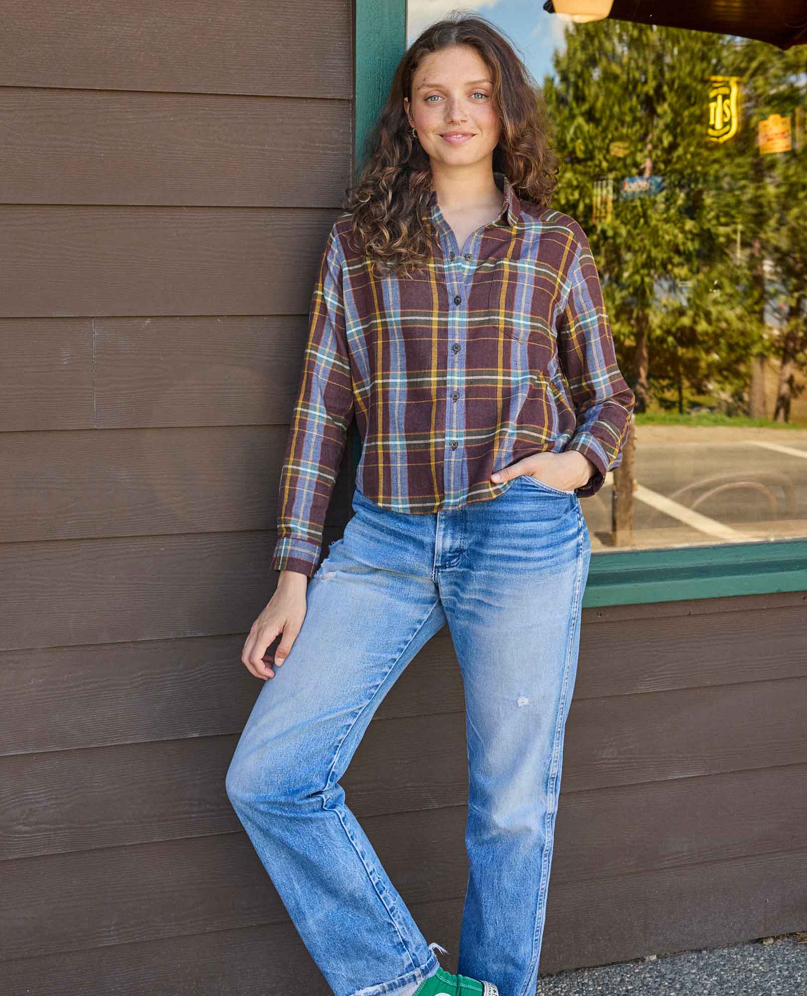 Re-Form Flannel Boxy Shirt