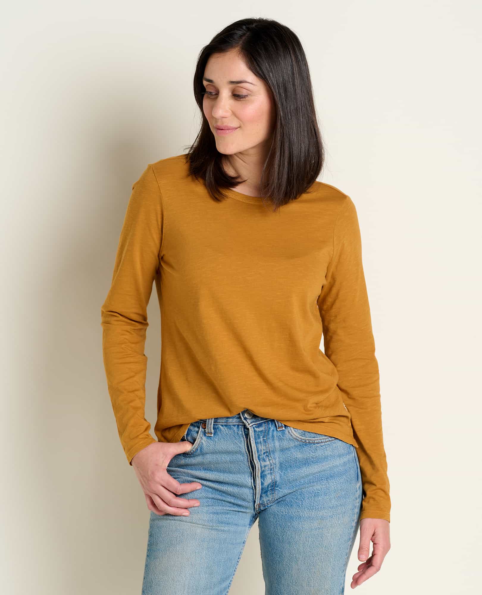 Women's Primo Long Sleeve Crew | Organic Cotton Shirt by Toad&Co