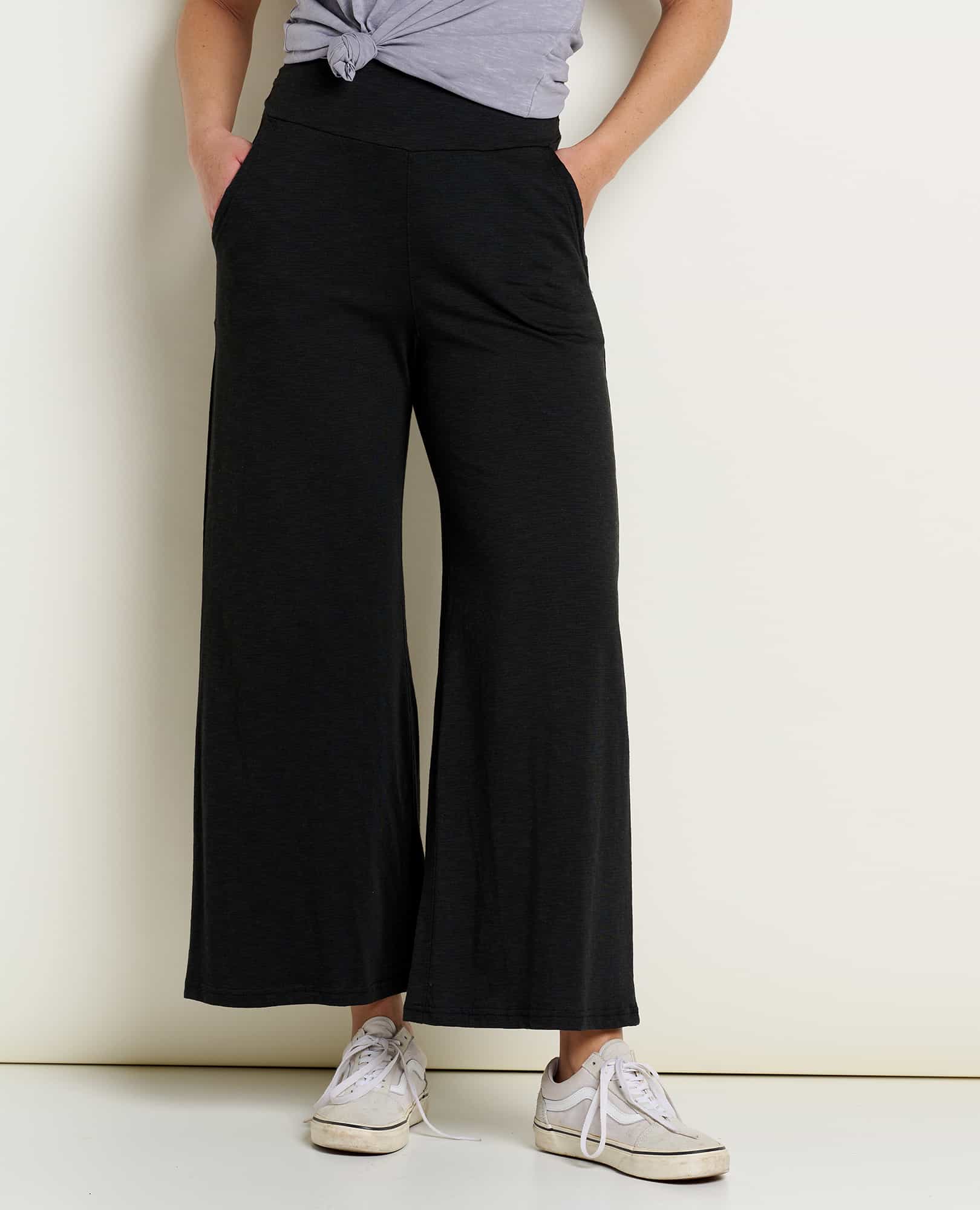 Black Lounge Pants, Comfortable Women's Pants