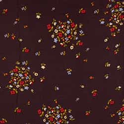 Carob Floral Print