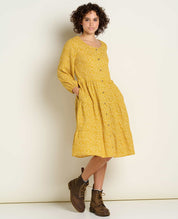 Manzana Tiered Long Sleeve Dress