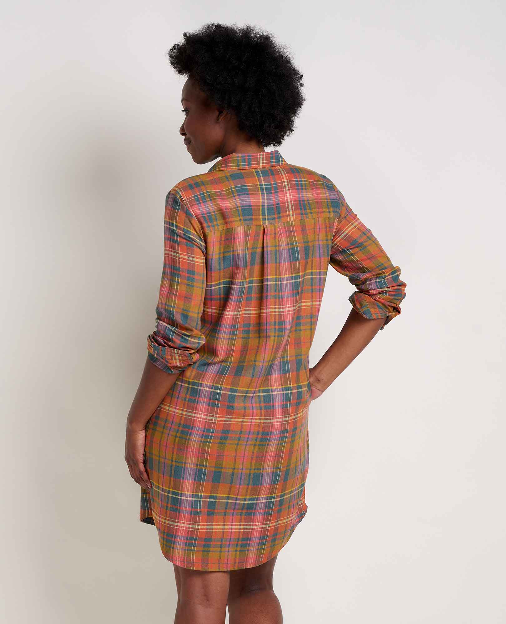 Re-Form Flannel Shirtdress