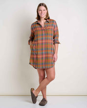 Re-Form Flannel Shirtdress