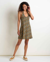 Plumeria Halter Dress