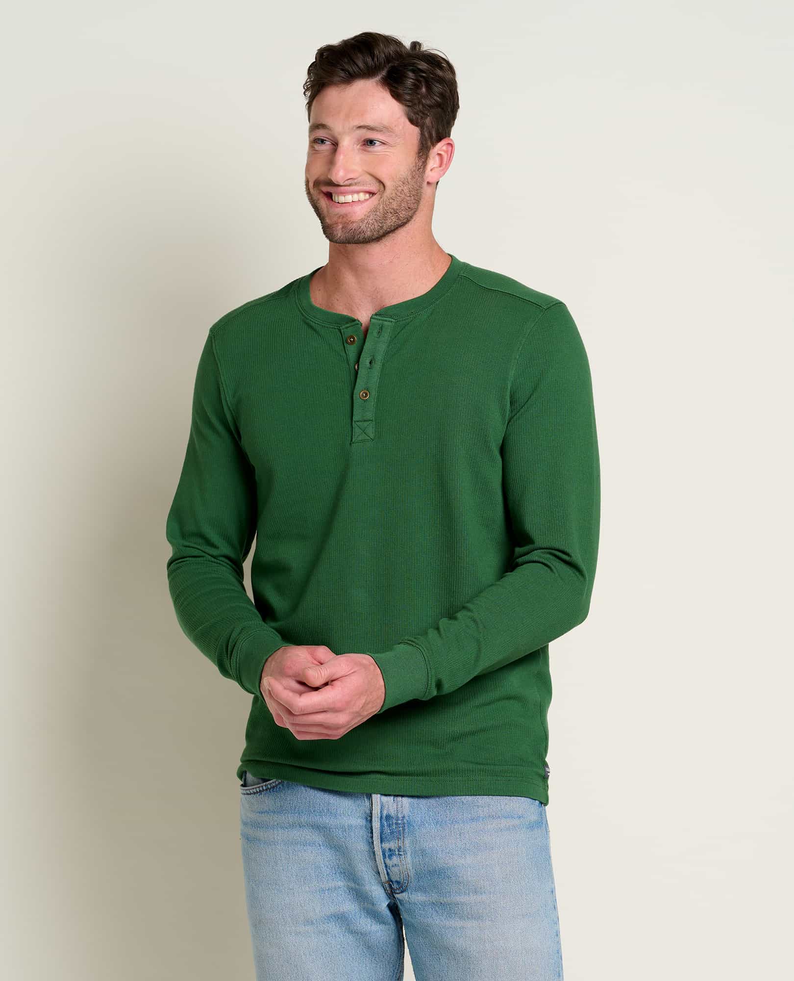 Men's Green Henley Shirts