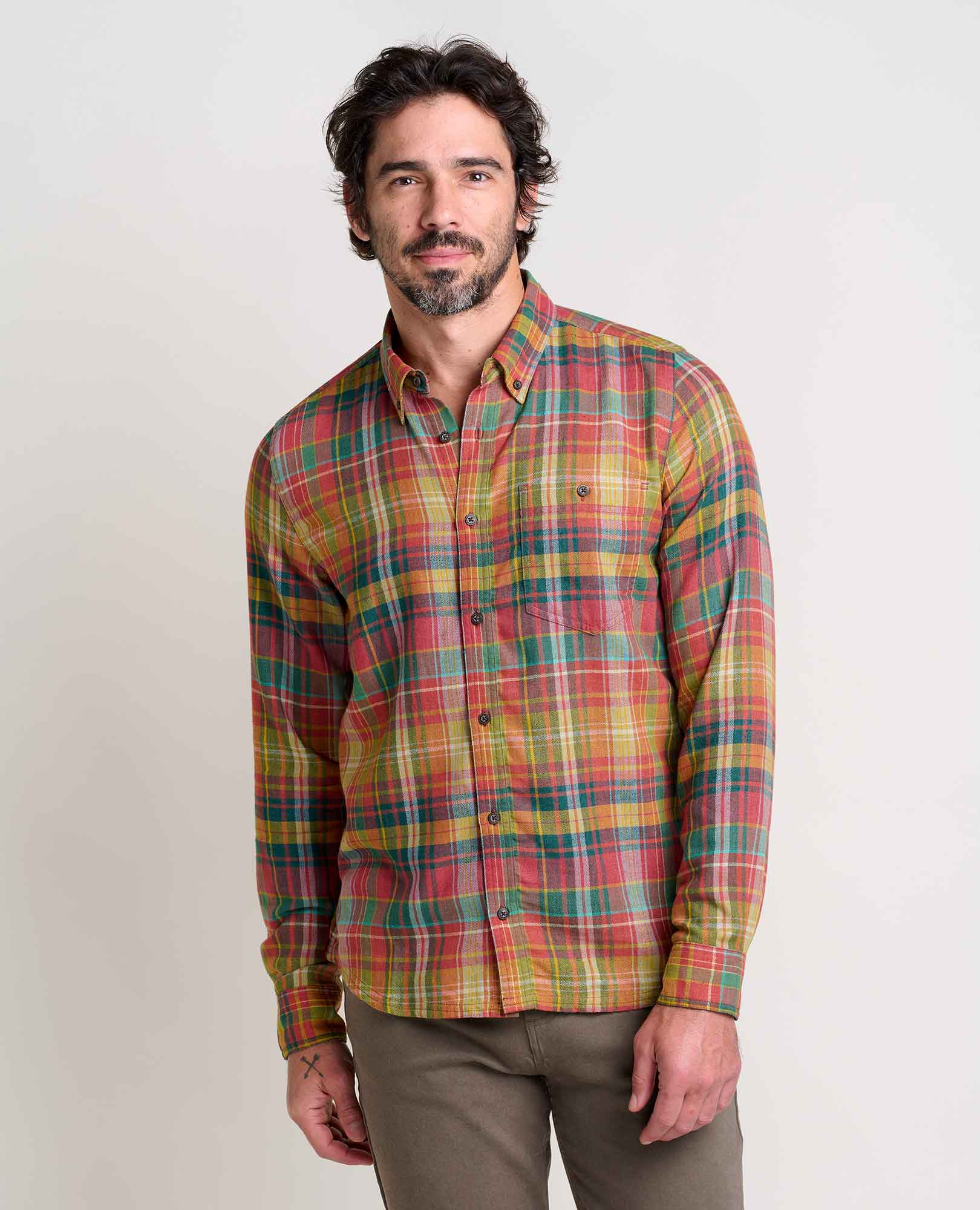 Organic Men's & Women's Tartan Hoodie, Sustainable Winter Unisex Clothing, in Several colors, Brown tartan jumper with hotsell front pocket