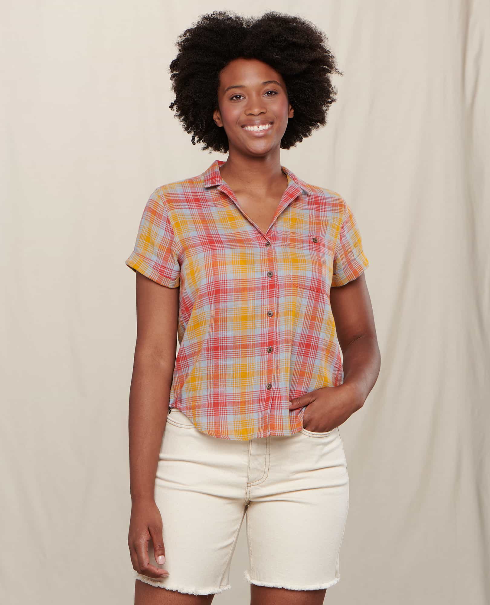 Women's Camp Cove Short Sleeve Shirt | Button Up Shirt by Toad&Co