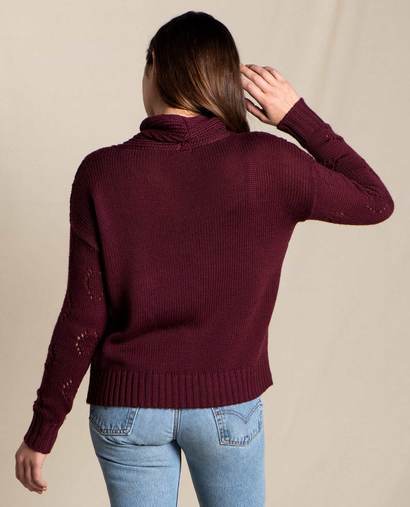 Tupelo II Cable Turtleneck Sweater | by Toad&Co