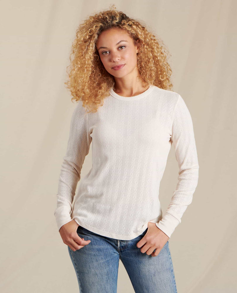 Foothill Pointelle Organic Cotton Long Sleeve