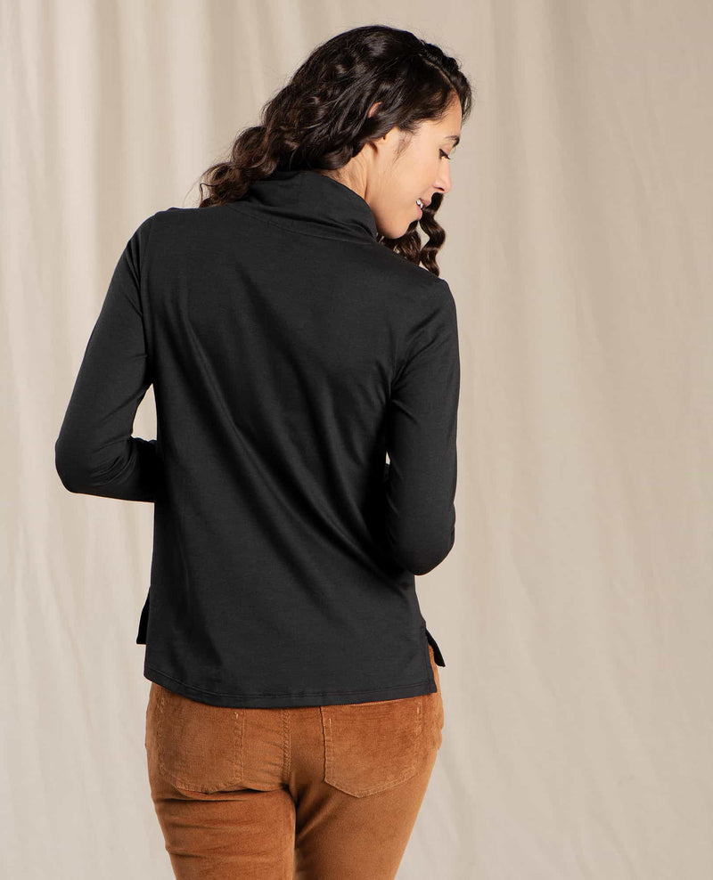 Women's Maisey Long Sleeve T-Neck | Tencel and Organic Cotton