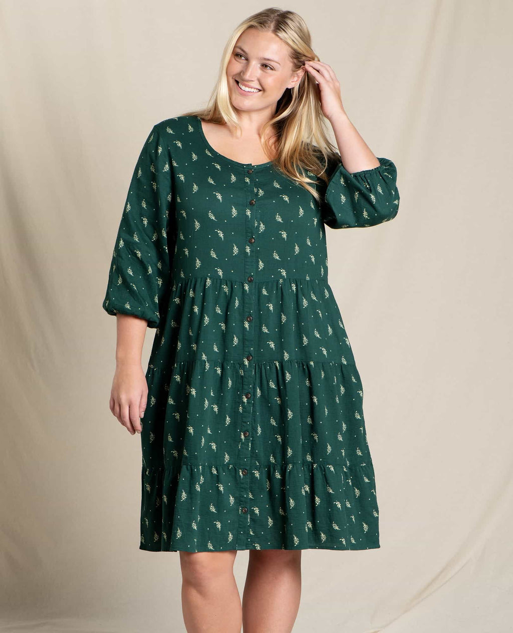 Manzana Organic Cotton Tiered Dress | by Toad&Co