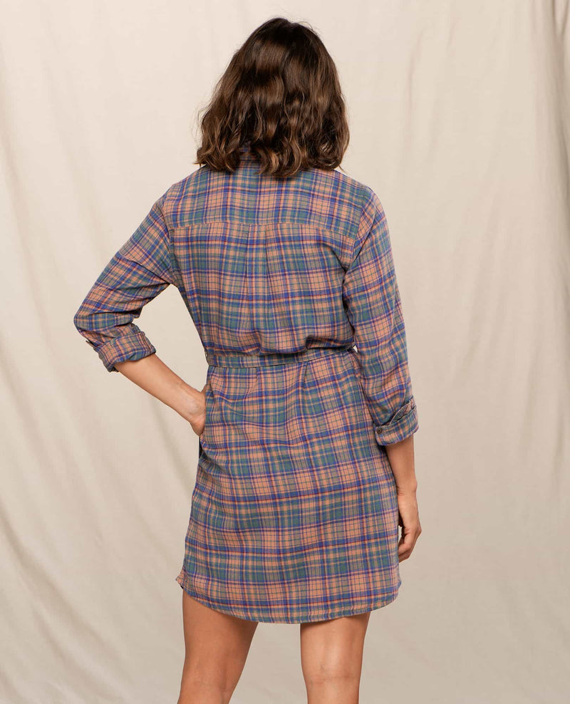 Re-Form Recycled Flannel Shirtdress | by Toad&Co