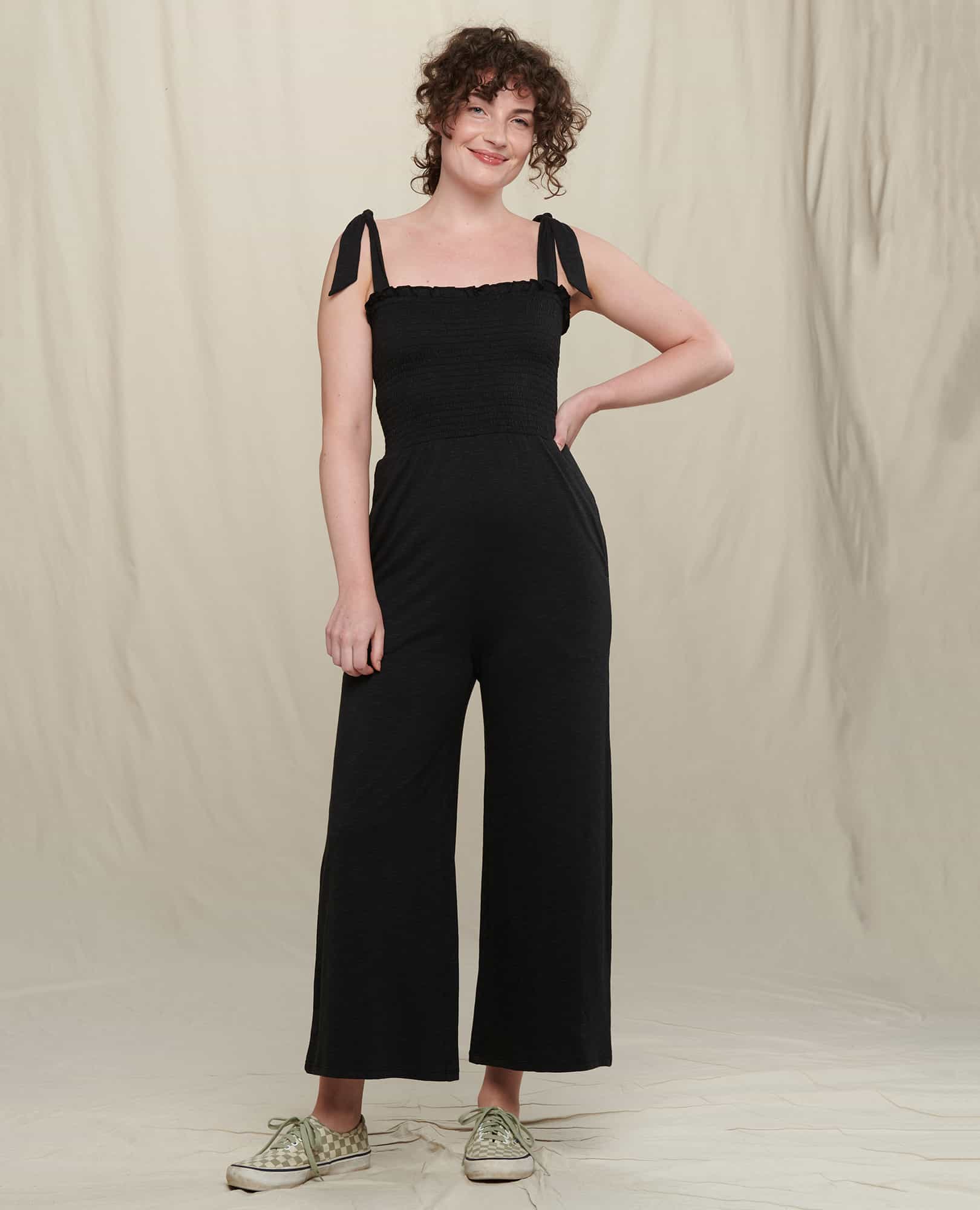 A NEW DAY Womens Size XL Black Floral Print Paper Bag Waist Pants
