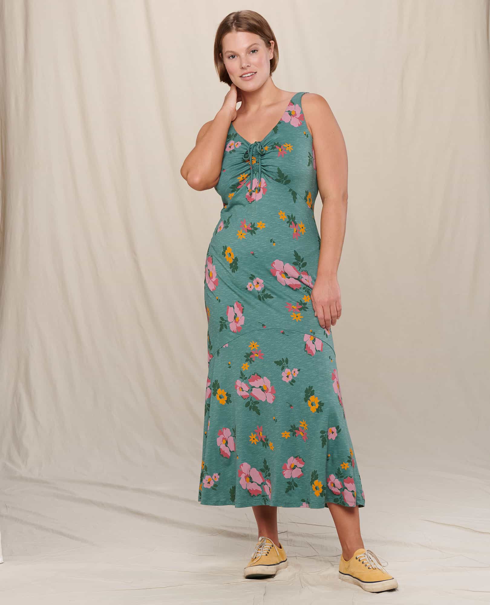 Shop Generic Dress Women Polka Dot Long E French Retro Plus Size