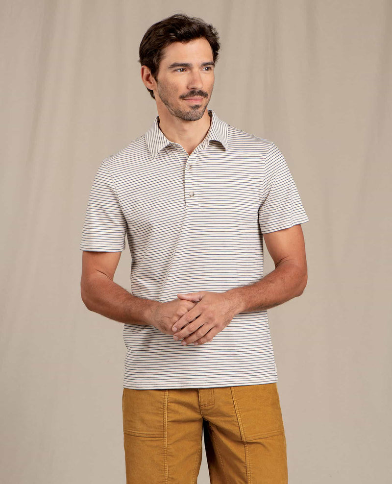 Louis Vuitton Brown Caro Pattern White Polo Shirt - Tagotee